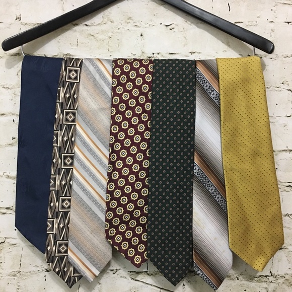 Andhurst Vintage Lot of 7 Mens Neck Ties - Picture 1 of 4